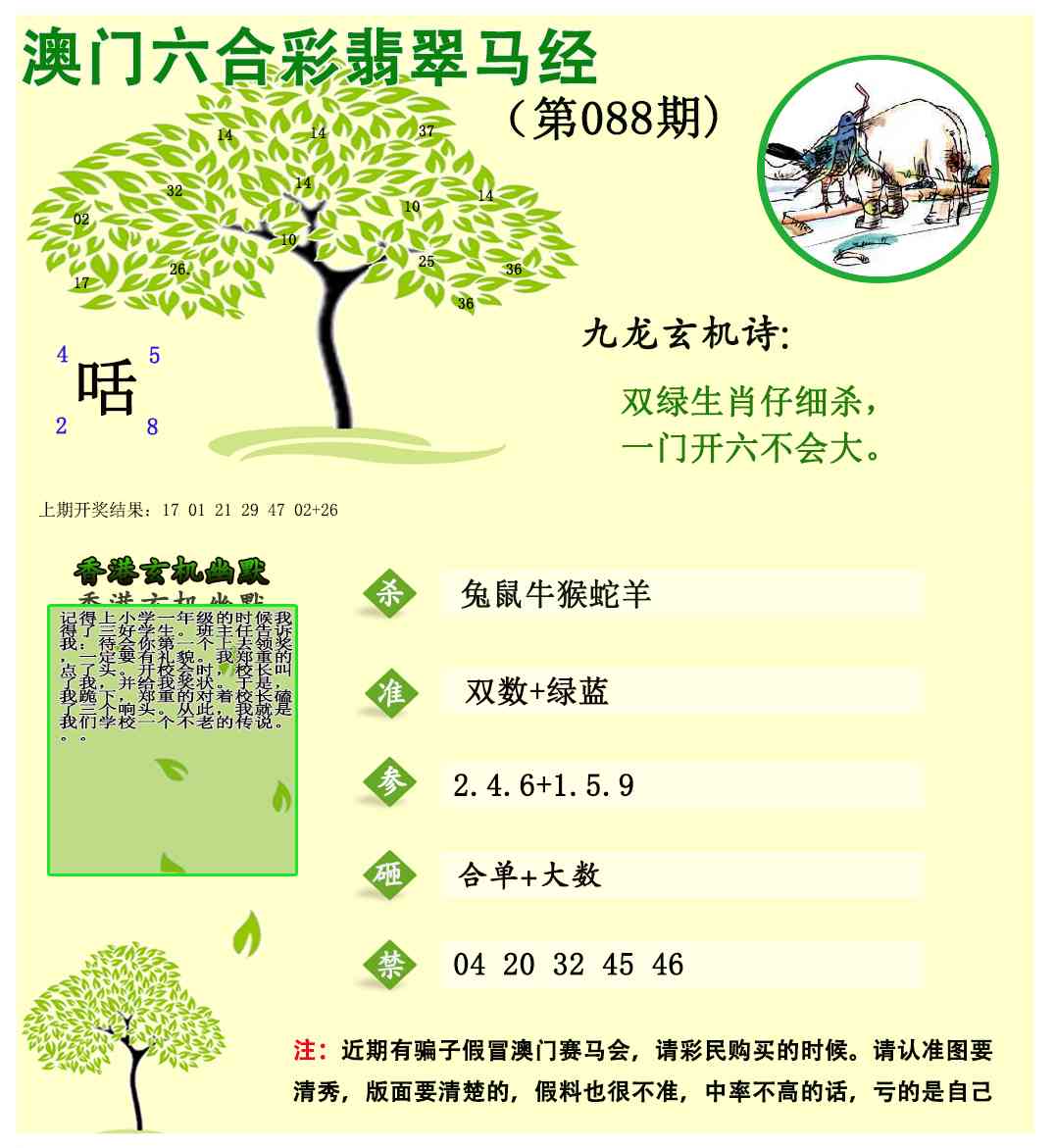 088期翡翠马经[图]